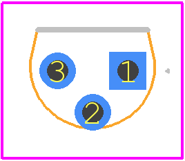 2N3903 - onsemi PCB footprint - Other - Other - TO-92_2025-1
