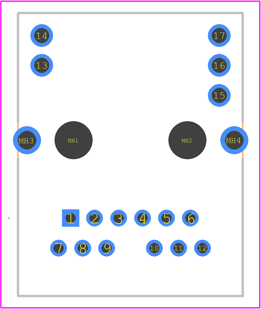 G10-1GHT-035 - BelFuse PCB footprint - Other - Other - G10-1GHT-035-4