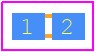 UBR0402A250FZTR - Kyocera AVX PCB footprint - Resistor Chip - Resistor Chip - UBR0402A250FZTR