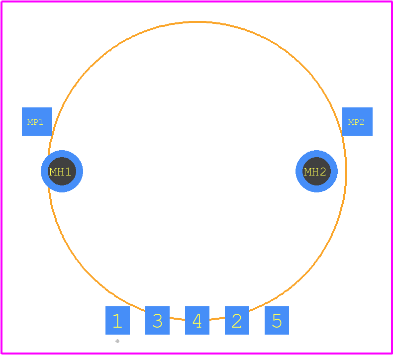 RK14J11R000J - ALPS Electric PCB footprint - Other - Other - RK14J11R000J-1