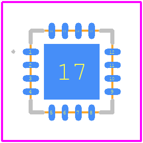PIC16F17125-I/7N - Microchip PCB footprint - Other - Other - 16-Lead Plastic Quad Flat, No Lead Package (7N) - 4x4x1.0 mm Body [VQFN]_2026-2.2
