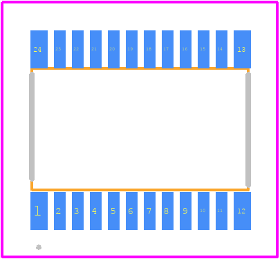 NCA9555PWJ - Nexperia PCB footprint - Other - Other - NCA9555PWJ