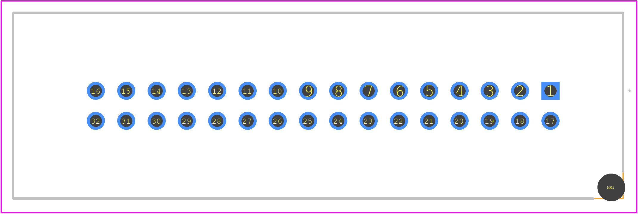 1452368-1 - TE Connectivity PCB footprint - Other - Other - 1452368-1-2