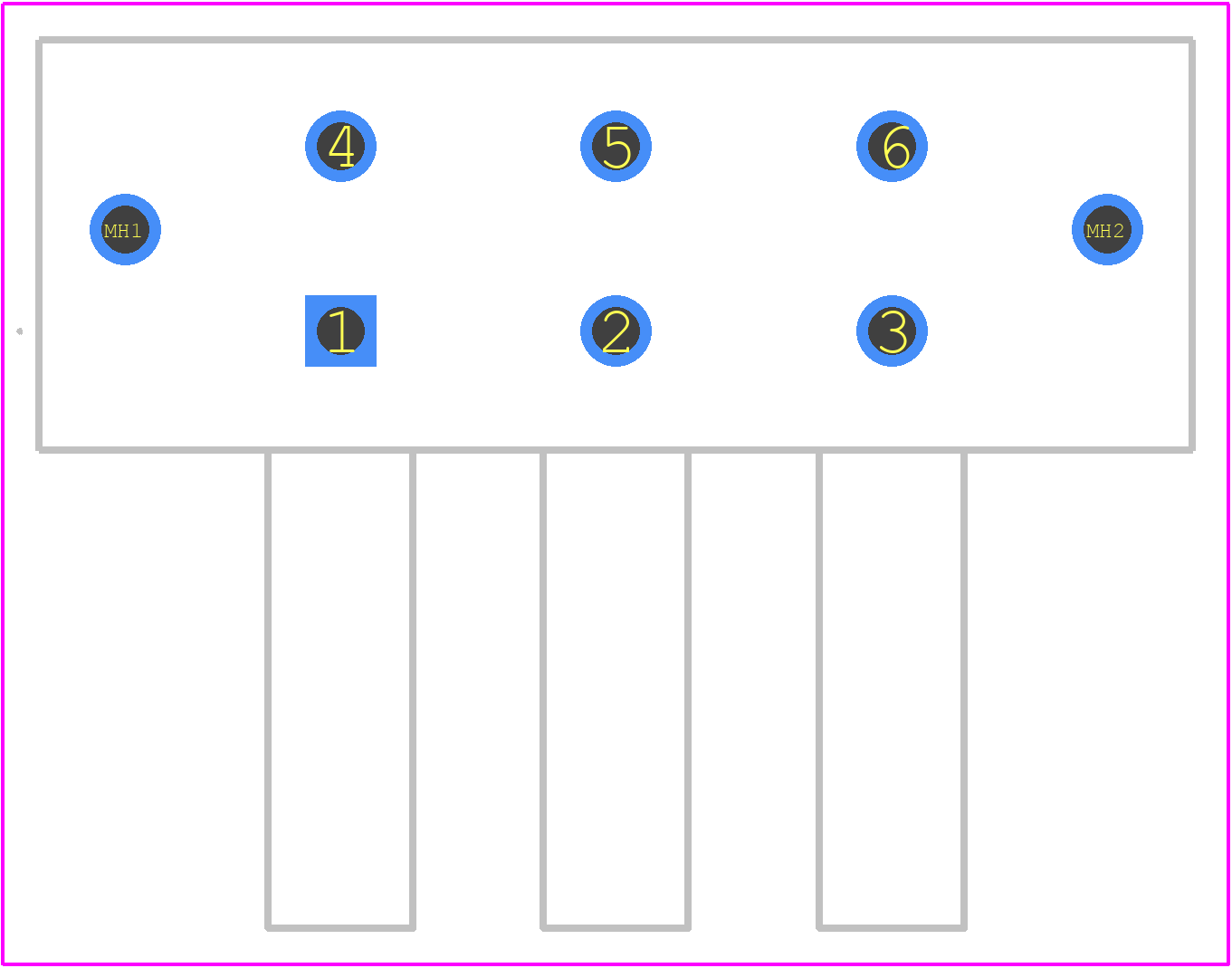 1095650000 - Weidmüller PCB footprint - Other - Other - 1095650000-3