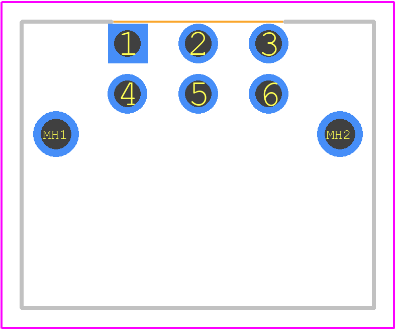 1289840000 - Weidmüller PCB footprint - Other - Other - 1289840000