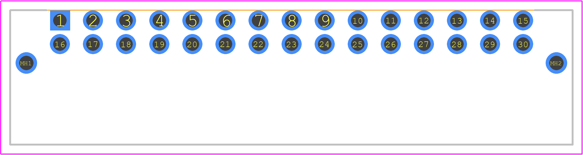 1289990000 - Weidmüller PCB footprint - Other - Other - 1289990000