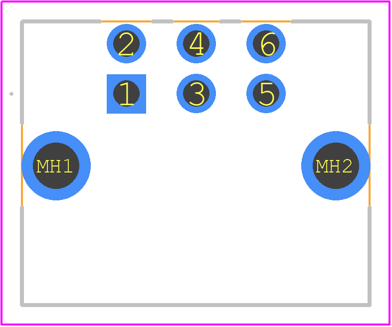 1728470000 - Weidmüller PCB footprint - Other - Other - 1728470000-1