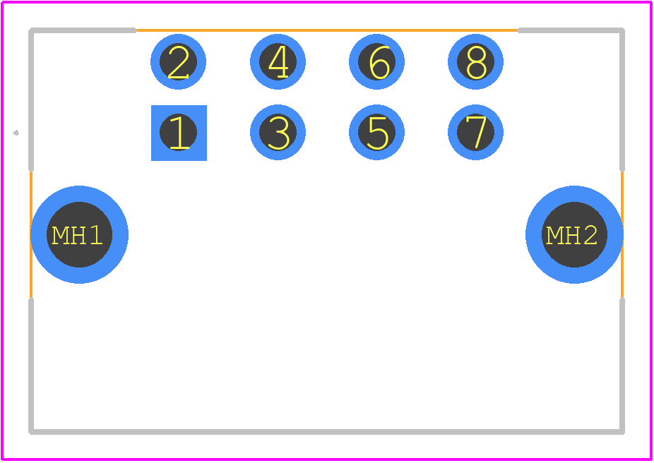 1728480000 - Weidmüller PCB footprint - Other - Other - 1728480000-2