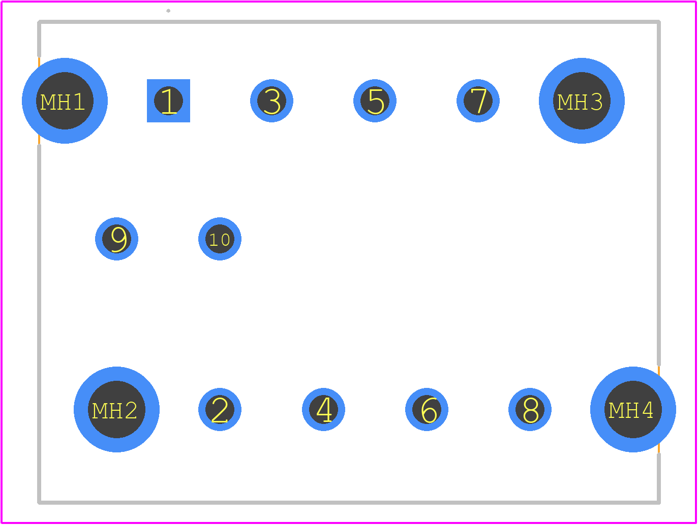 1829030000 - Weidmüller PCB footprint - Other - Other - 1829030000-6