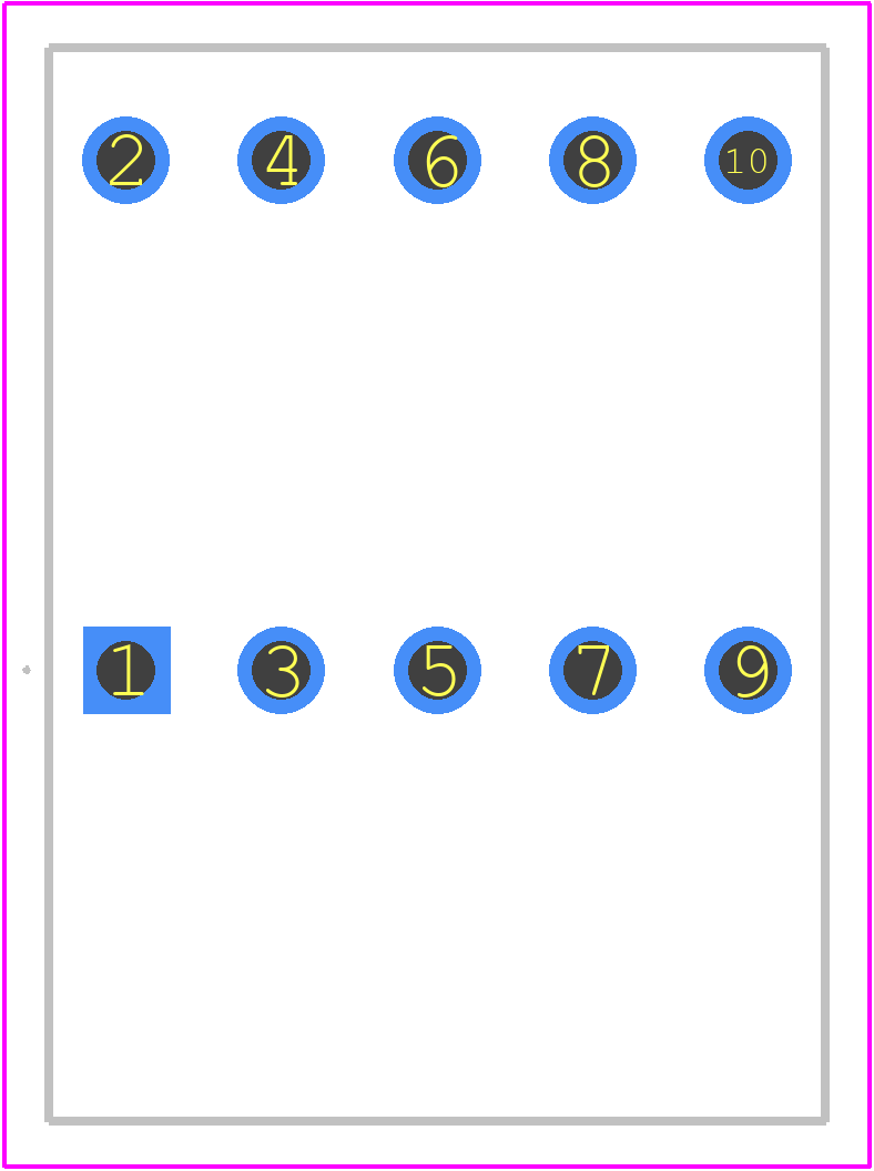 1890500000 - Weidmüller PCB footprint - Other - Other - 1890500000-2