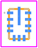 LMR33620CQ3RNXTQ1 - Texas Instruments PCB footprint - Other - Other - RNX0012B_FFW