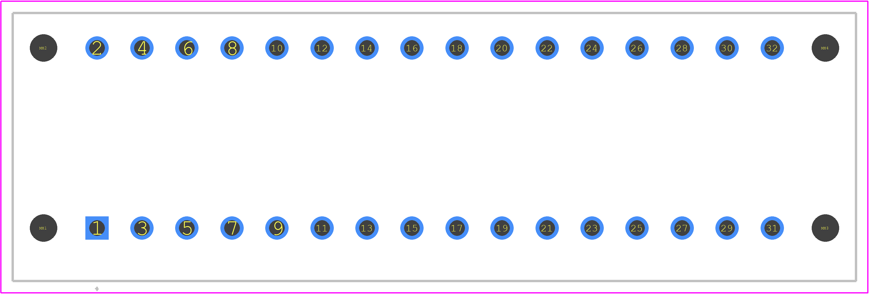 1031660000 - Weidmüller PCB footprint - Other - Other - 1031660000