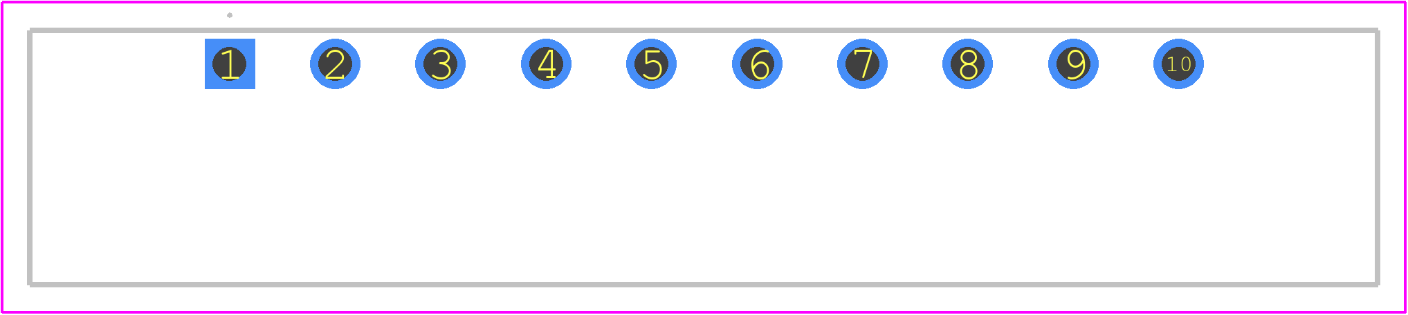 1037080000 - Weidmüller PCB footprint - Other - Other - 1037080000
