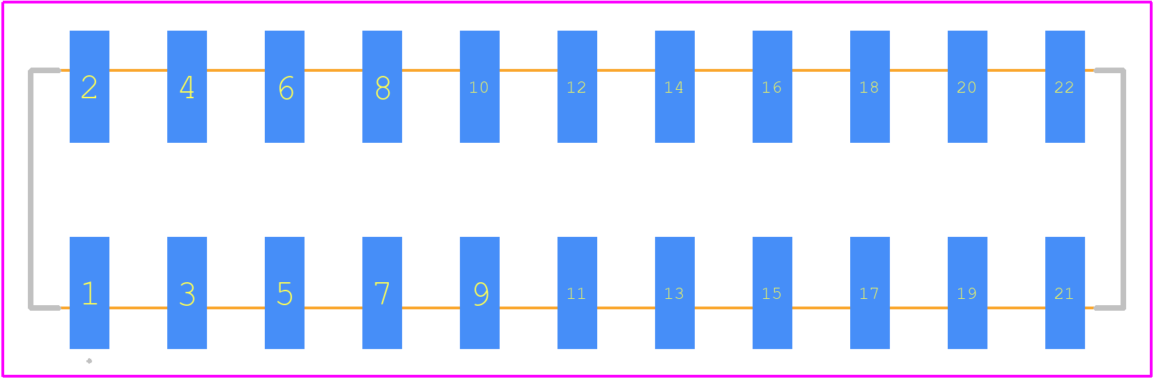 1250460000 - Weidmüller PCB footprint - Other - Other - 1250460000-1