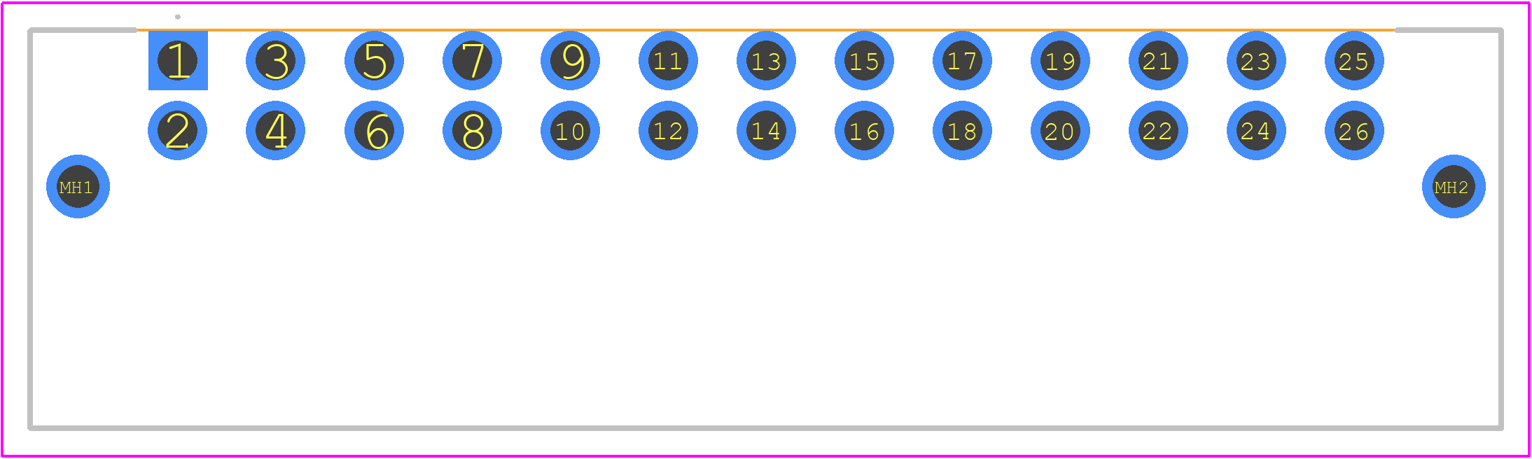 1289570000 - Weidmüller PCB footprint - Other - Other - 1289570000