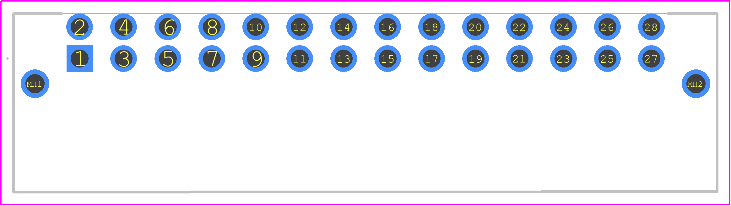 1289580000 - Weidmüller PCB footprint - Other - Other - 1289580000