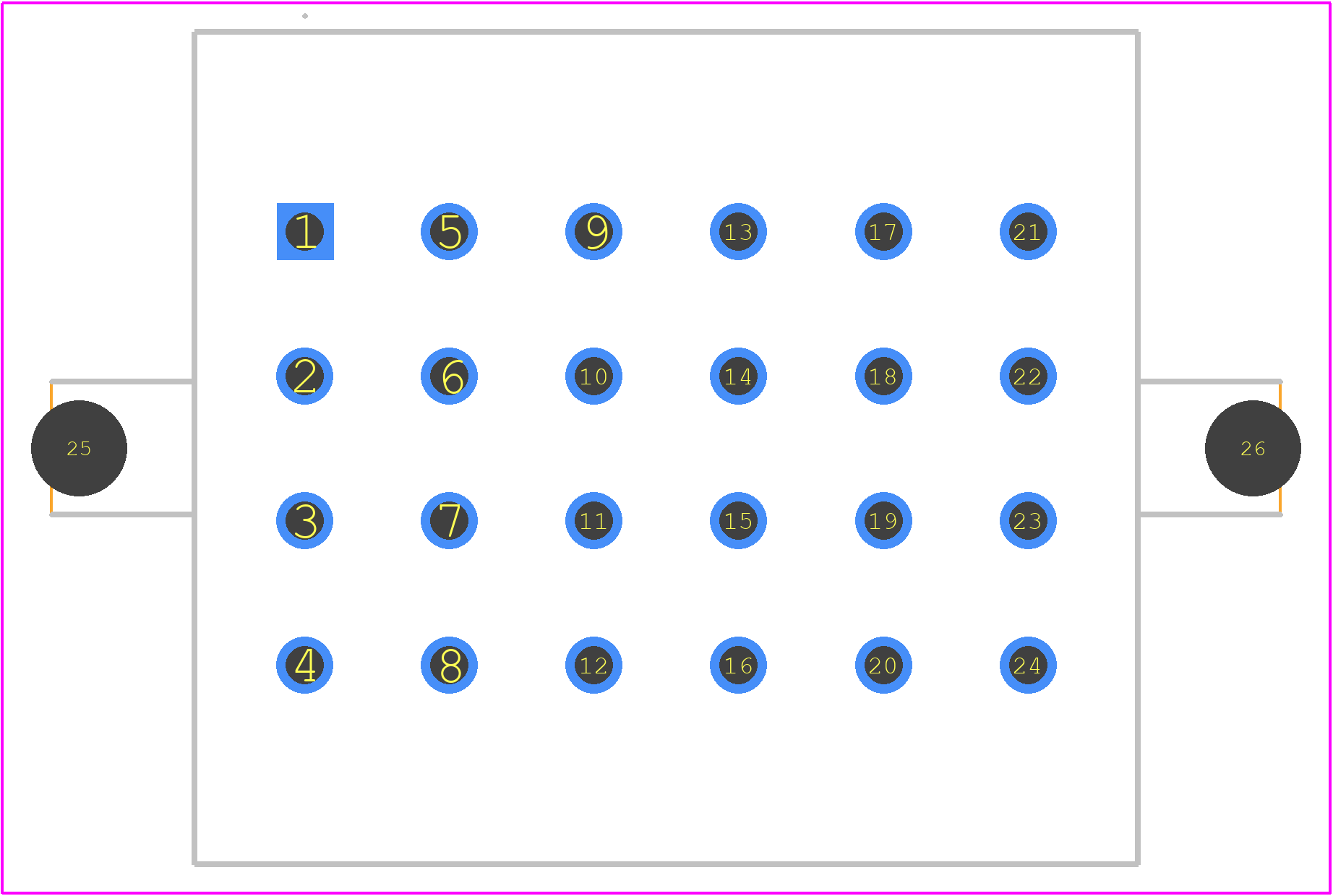 1445800000 - Weidmüller PCB footprint - Other - Other - 1445800000-5