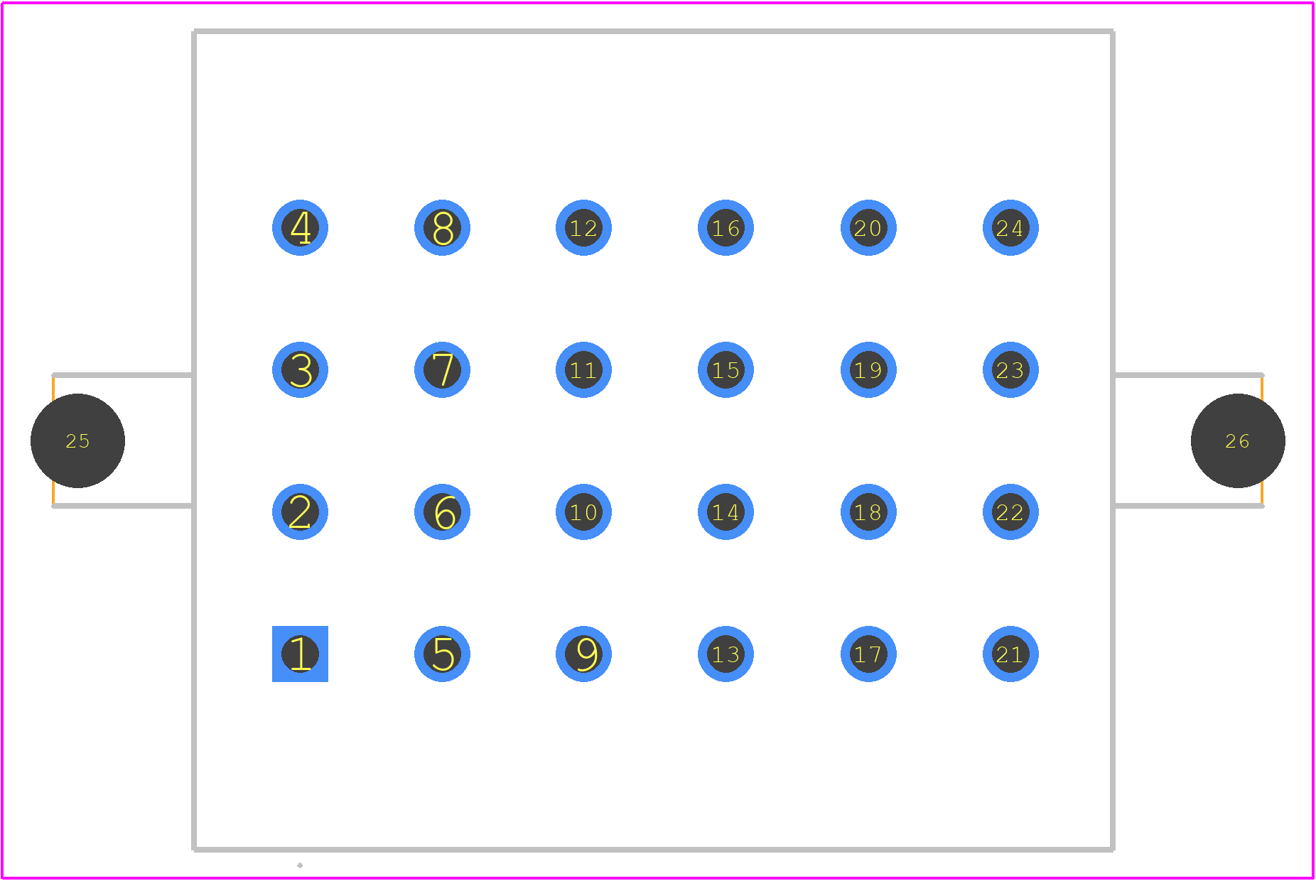 1445900000 - Weidmüller PCB footprint - Other - Other - 1445900000-4