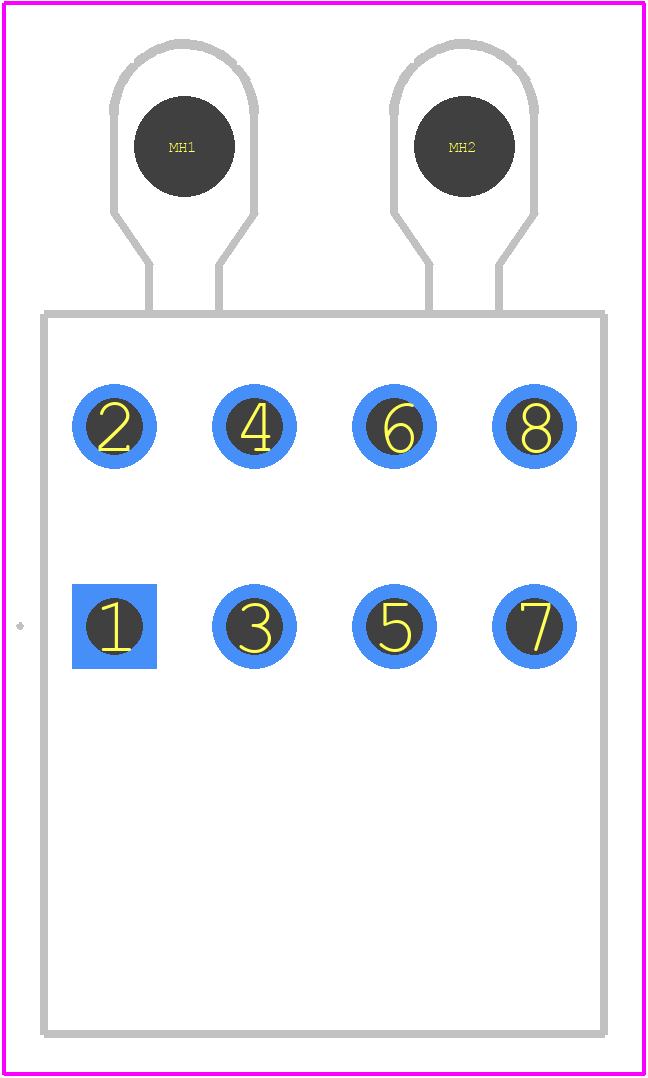 1633370000 - Weidmüller PCB footprint - Other - Other - 1633370000-2