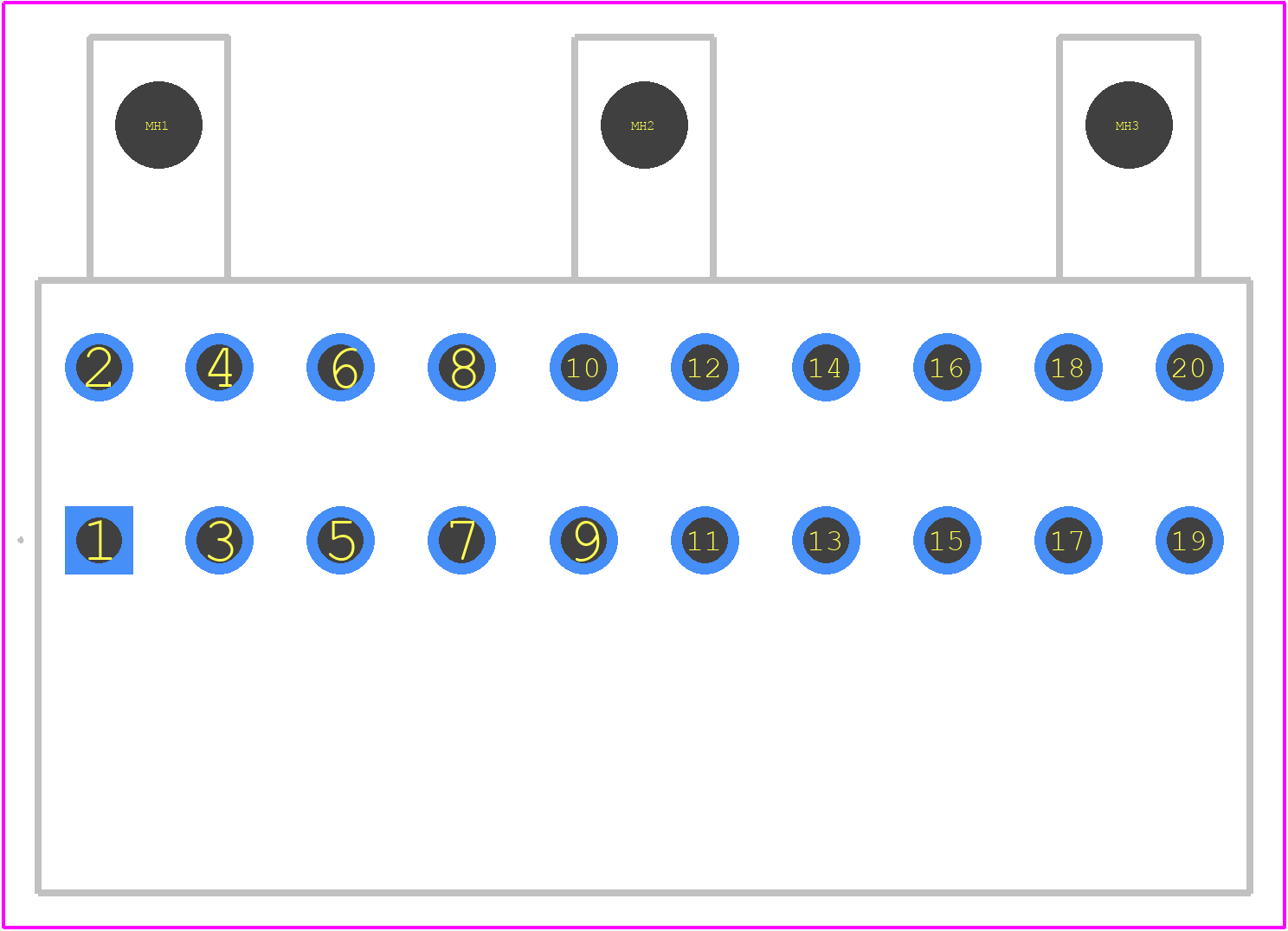 1633430000 - Weidmüller PCB footprint - Other - Other - 1633430000
