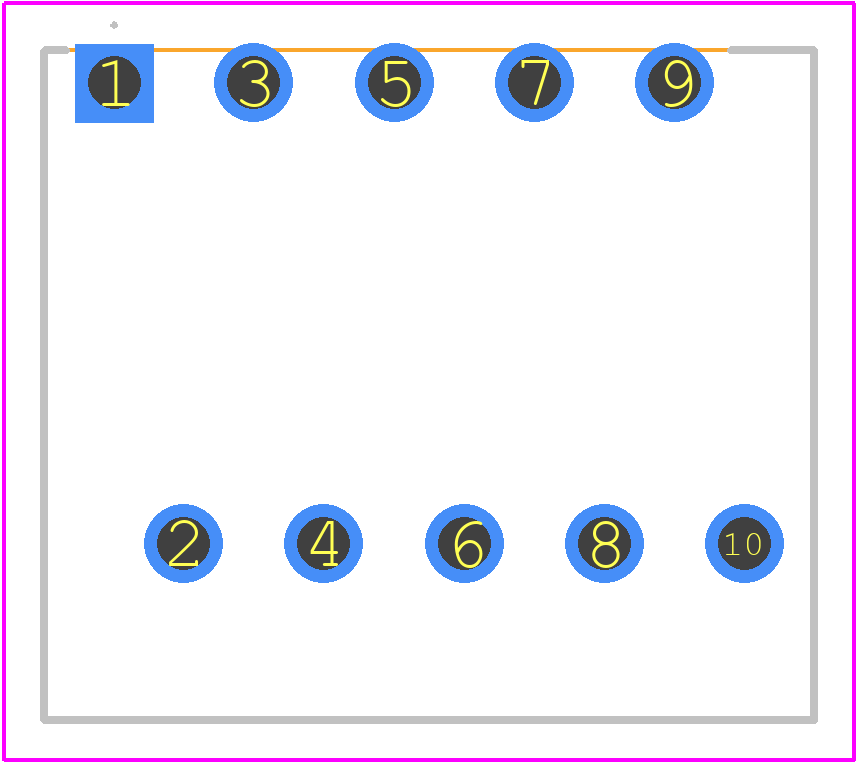 1703730000 - Weidmüller PCB footprint - Other - Other - 1703730000