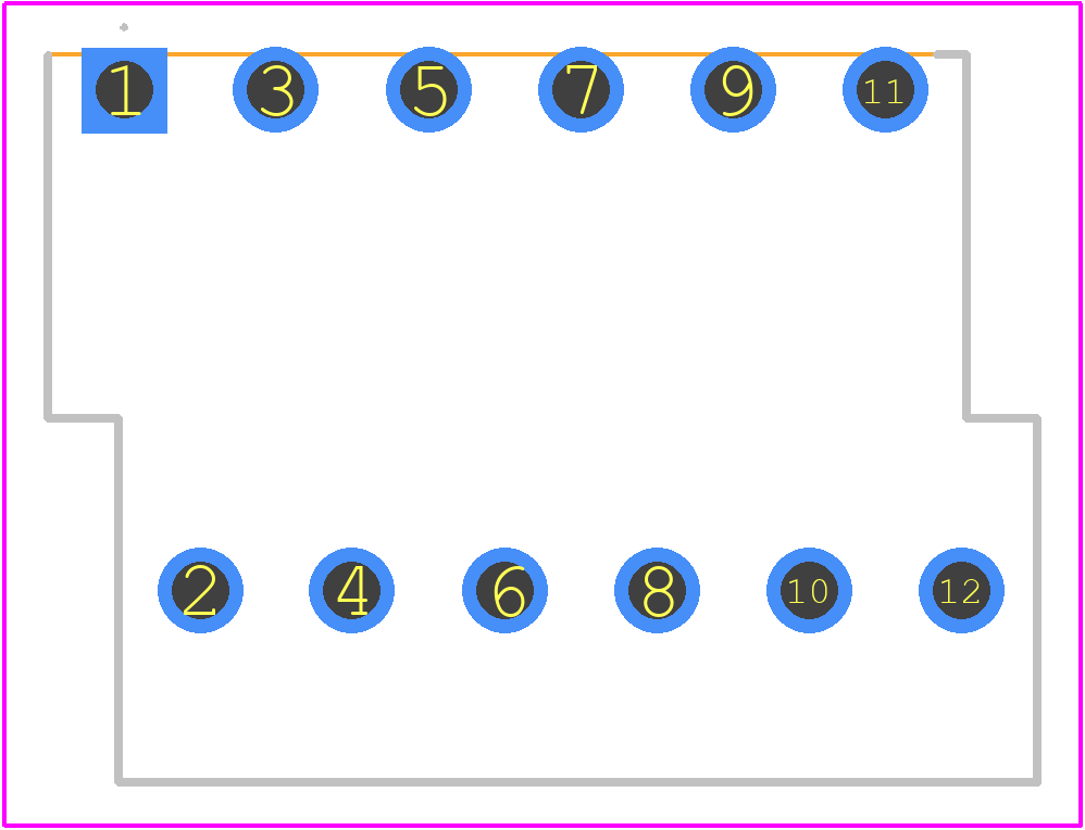 1703740000 - Weidmüller PCB footprint - Other - Other - 1703740000