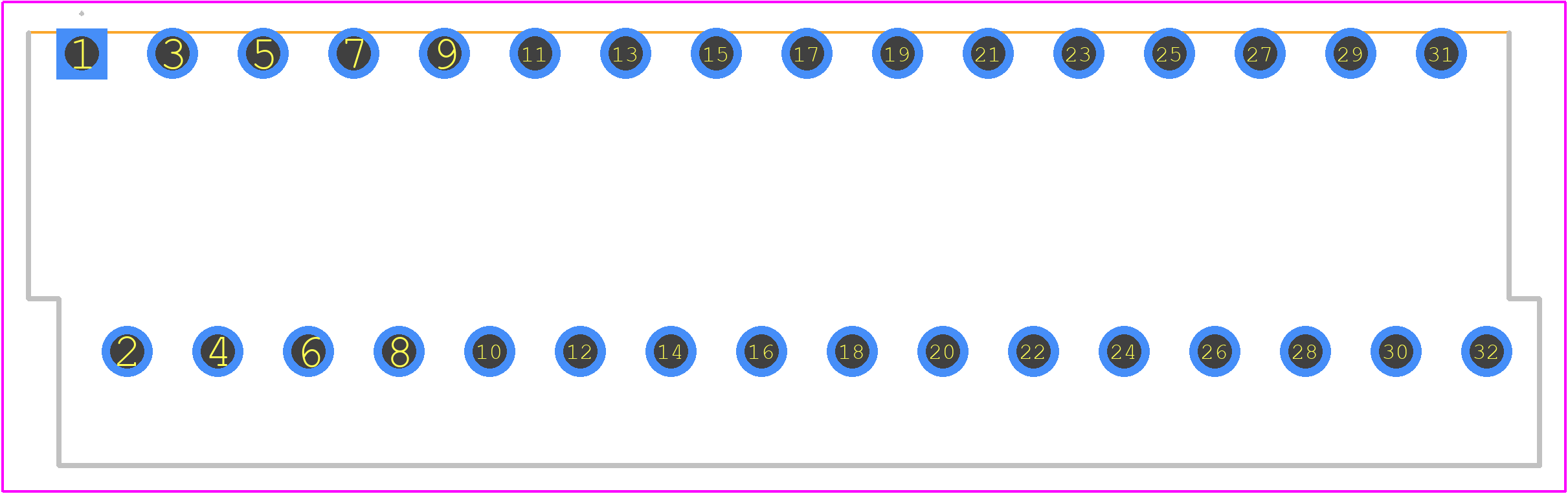 1703840000 - Weidmüller PCB footprint - Other - Other - 1703840000