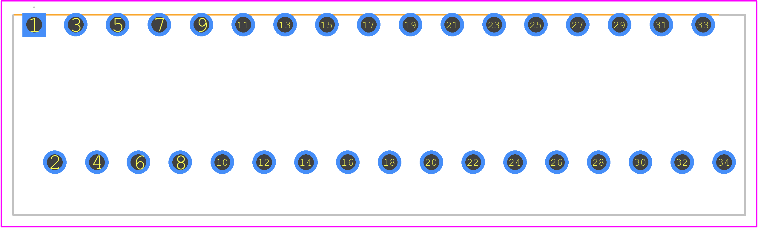 1703850000 - Weidmüller PCB footprint - Other - Other - 1703850000