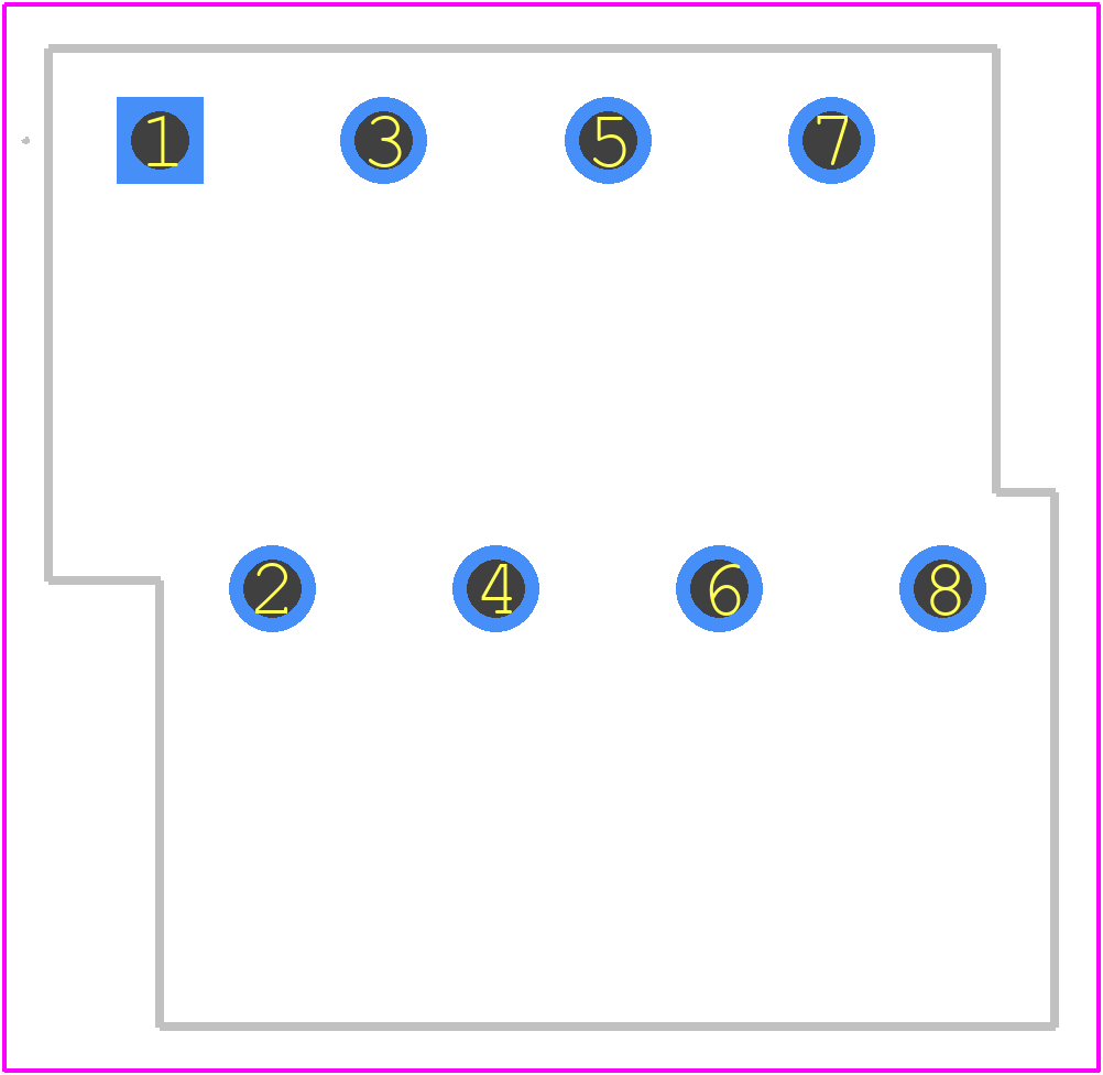 1725190000 - Weidmüller PCB footprint - Other - Other - 1725190000-2