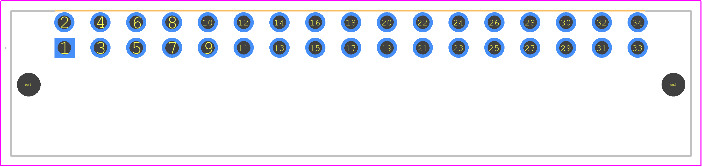 1728610000 - Weidmüller PCB footprint - Other - Other - 1728610000