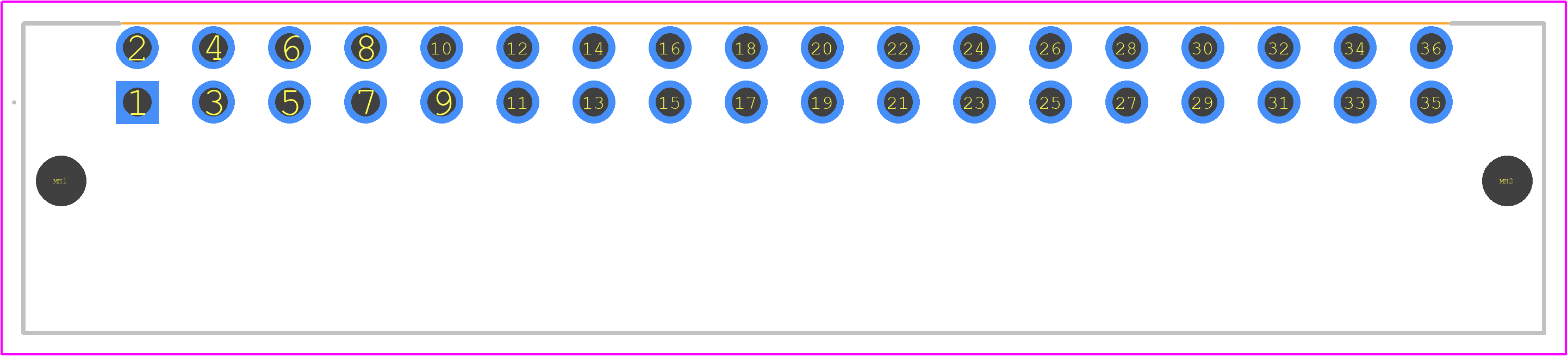 1728620000 - Weidmüller PCB footprint - Other - Other - 1728620000