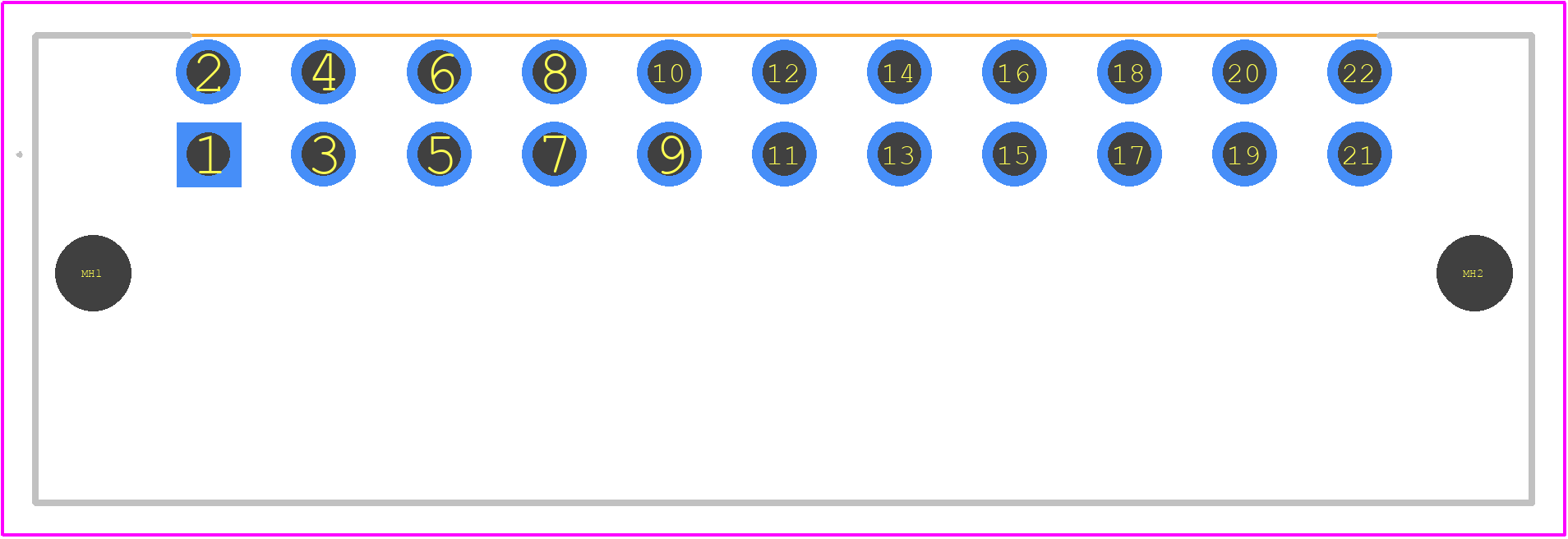 1728710000 - Weidmüller PCB footprint - Other - Other - 1728710000