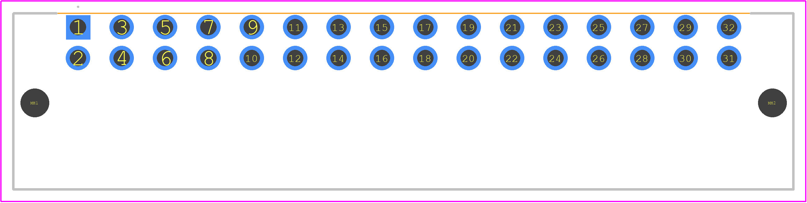1728760000 - Weidmüller PCB footprint - Other - Other - 1728760000