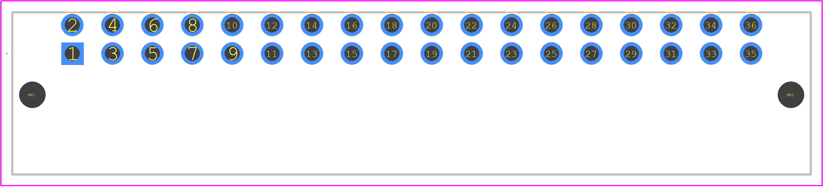 1728780000 - Weidmüller PCB footprint - Other - Other - 1728780000