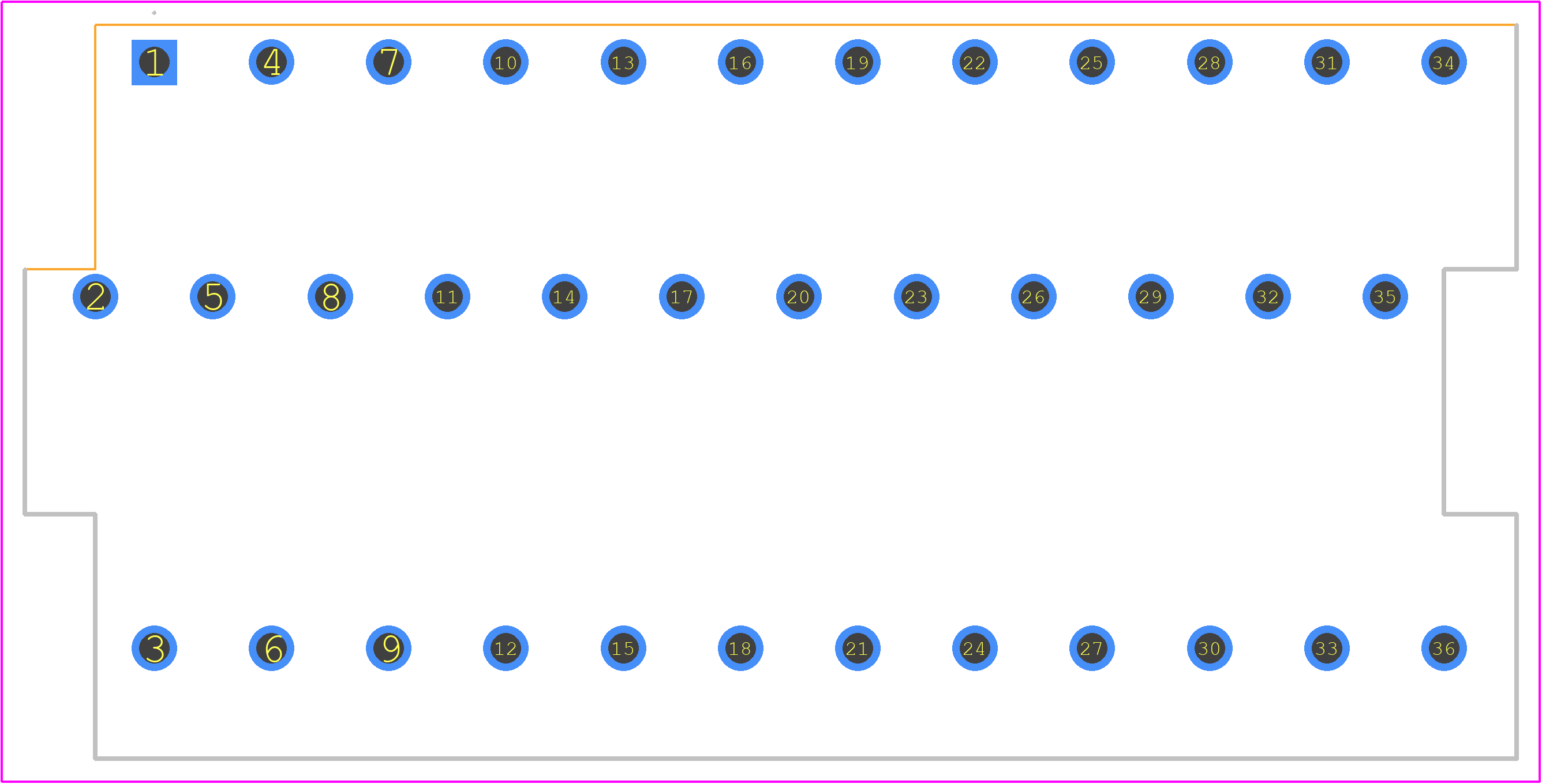 1769720000 - Weidmüller PCB footprint - Other - Other - 1769720000-2