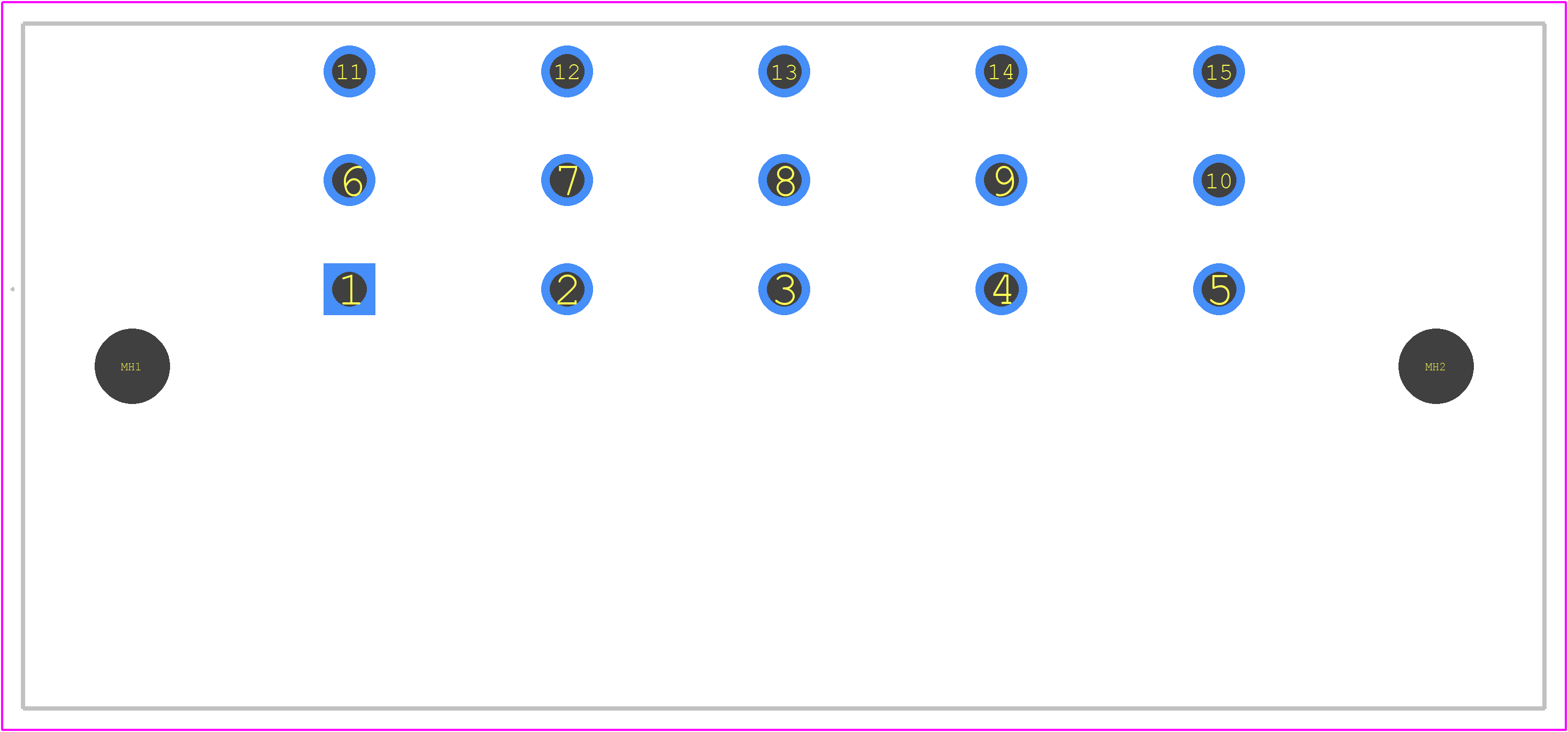 1813600000 - Weidmüller PCB footprint - Other - Other - 1813600000