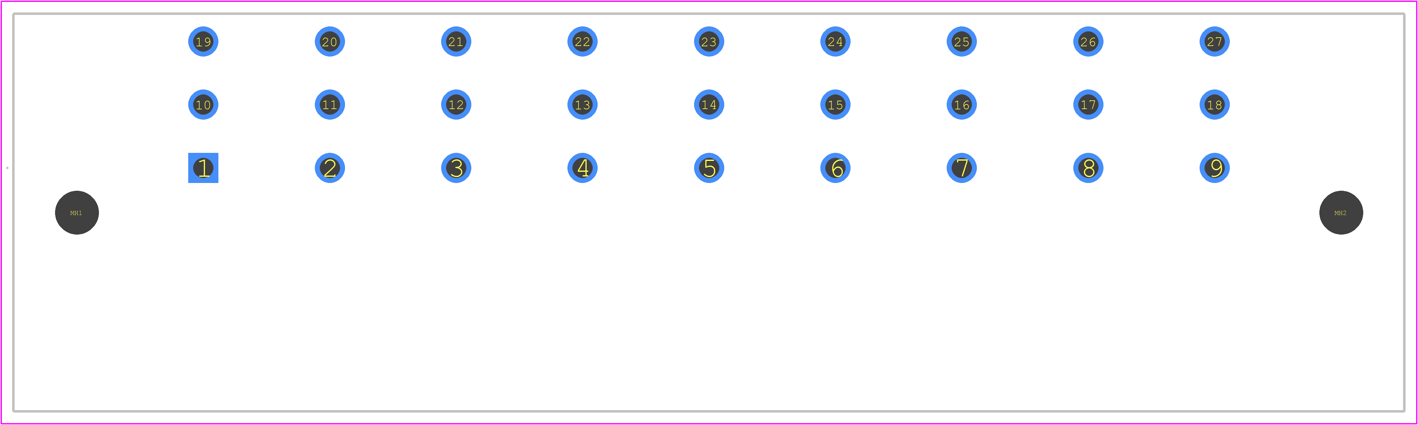 1813640000 - Weidmüller PCB footprint - Other - Other - 1813640000-1