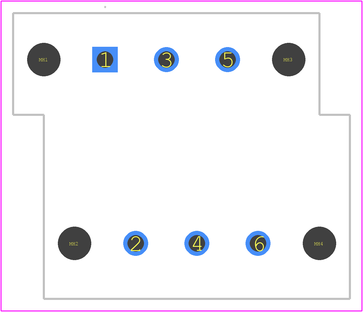 1828780000 - Weidmüller PCB footprint - Other - Other - 1828780000
