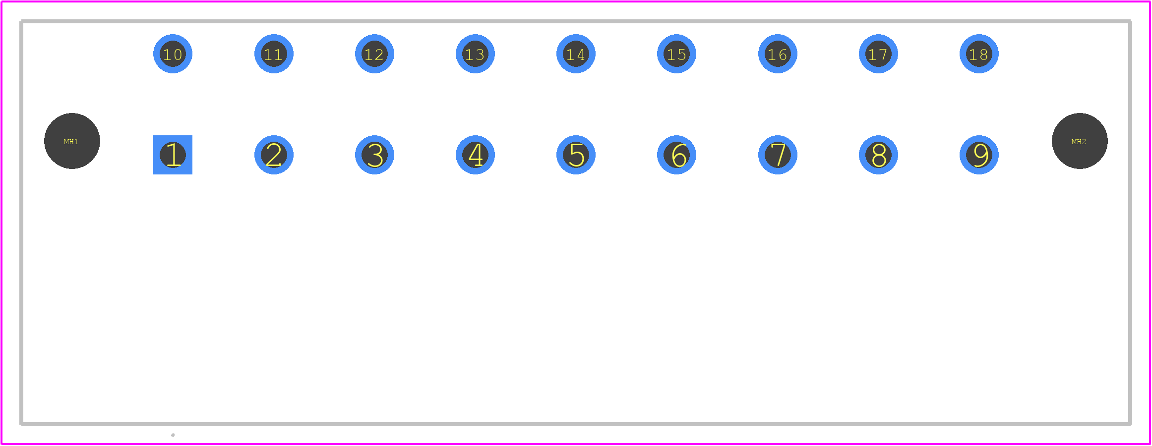 1843820000 - Weidmüller PCB footprint - Other - Other - 1843820000