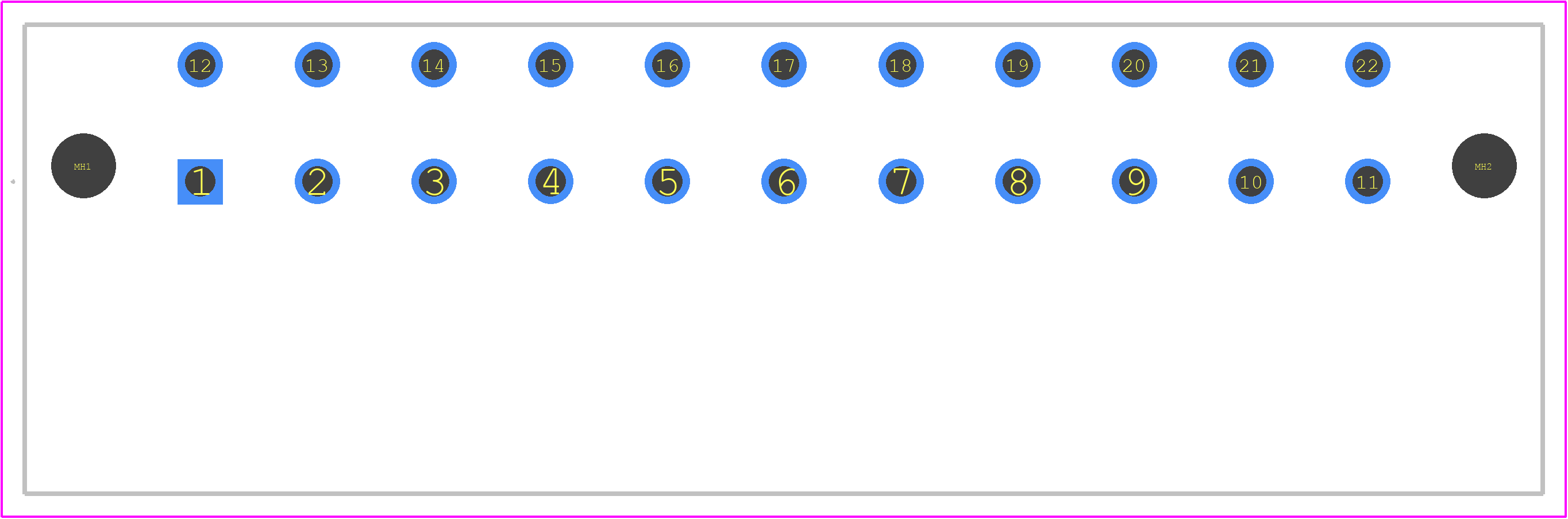 1843840000 - Weidmüller PCB footprint - Other - Other - 1843840000