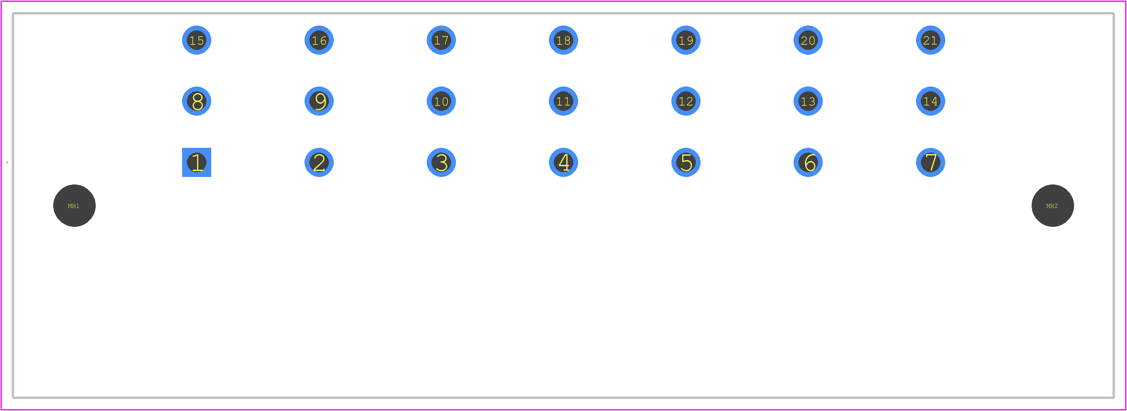 1851090000 - Weidmüller PCB footprint - Other - Other - 1851090000-1