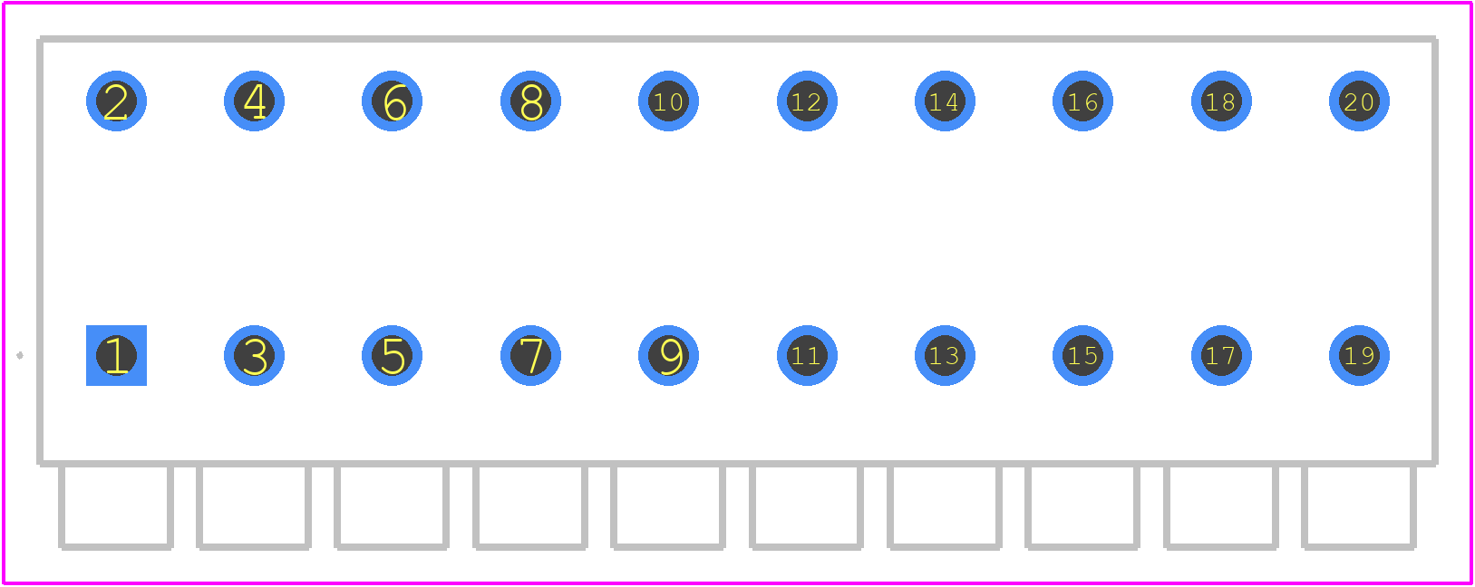 1869440000 - Weidmüller PCB footprint - Other - Other - 1869440000