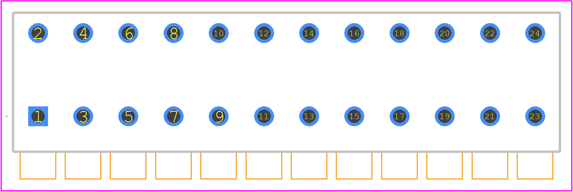 1869460000 - Weidmüller PCB footprint - Other - Other - 1869460000_