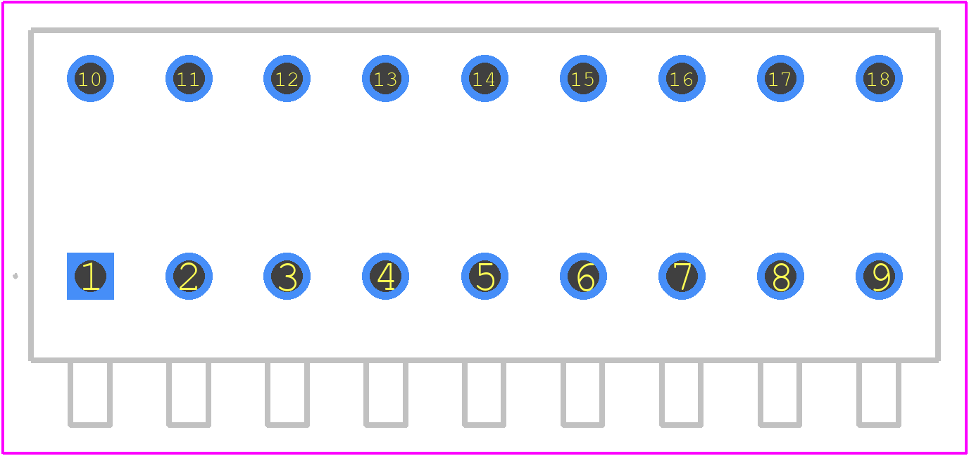 1874900000 - Weidmüller PCB footprint - Other - Other - 1874900000