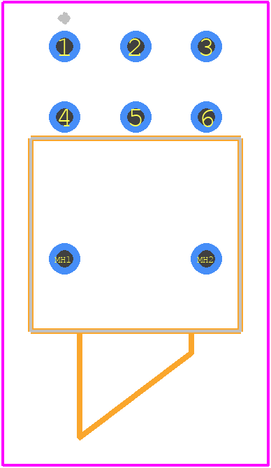 GW12LJHC - NKK Switches PCB footprint - Other - Other - GW12LJHC-2