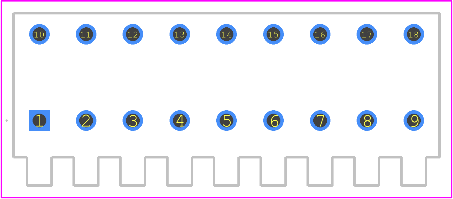 1875290000 - Weidmüller PCB footprint - Other - Other - 1875290000-1
