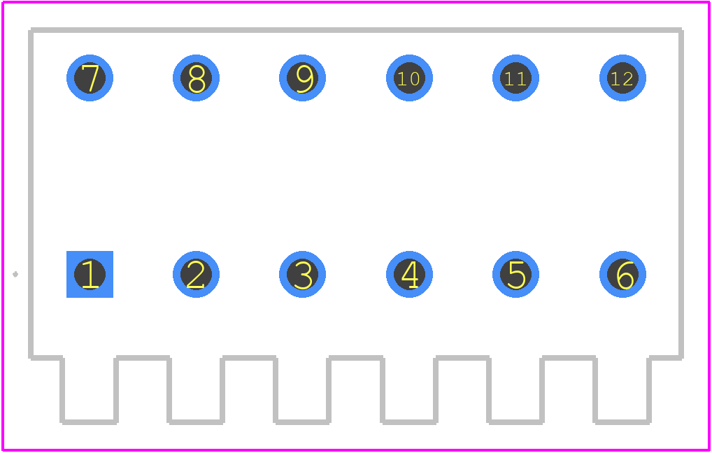 1875960000 - Weidmüller PCB footprint - Other - Other - 1875960000-1