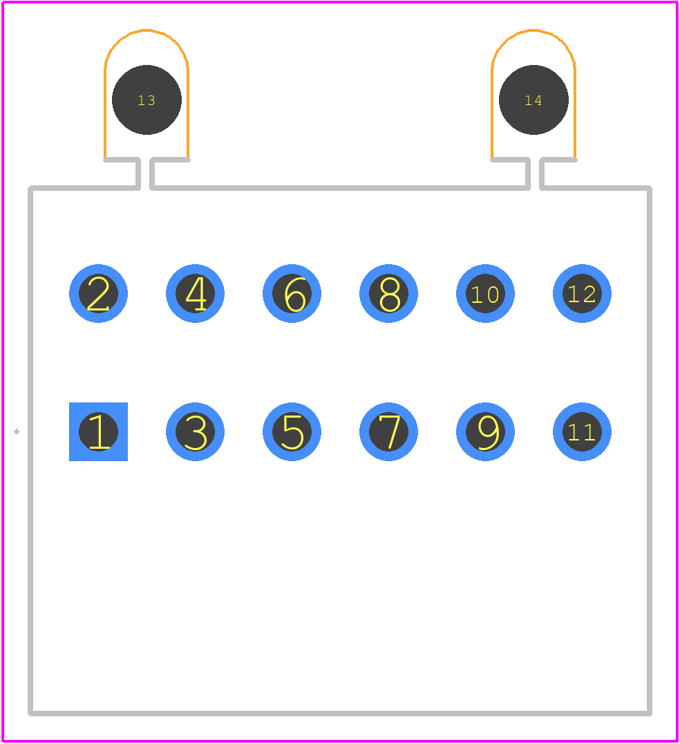 2000900000 - Weidmüller PCB footprint - Other - Other - 2000900000-1