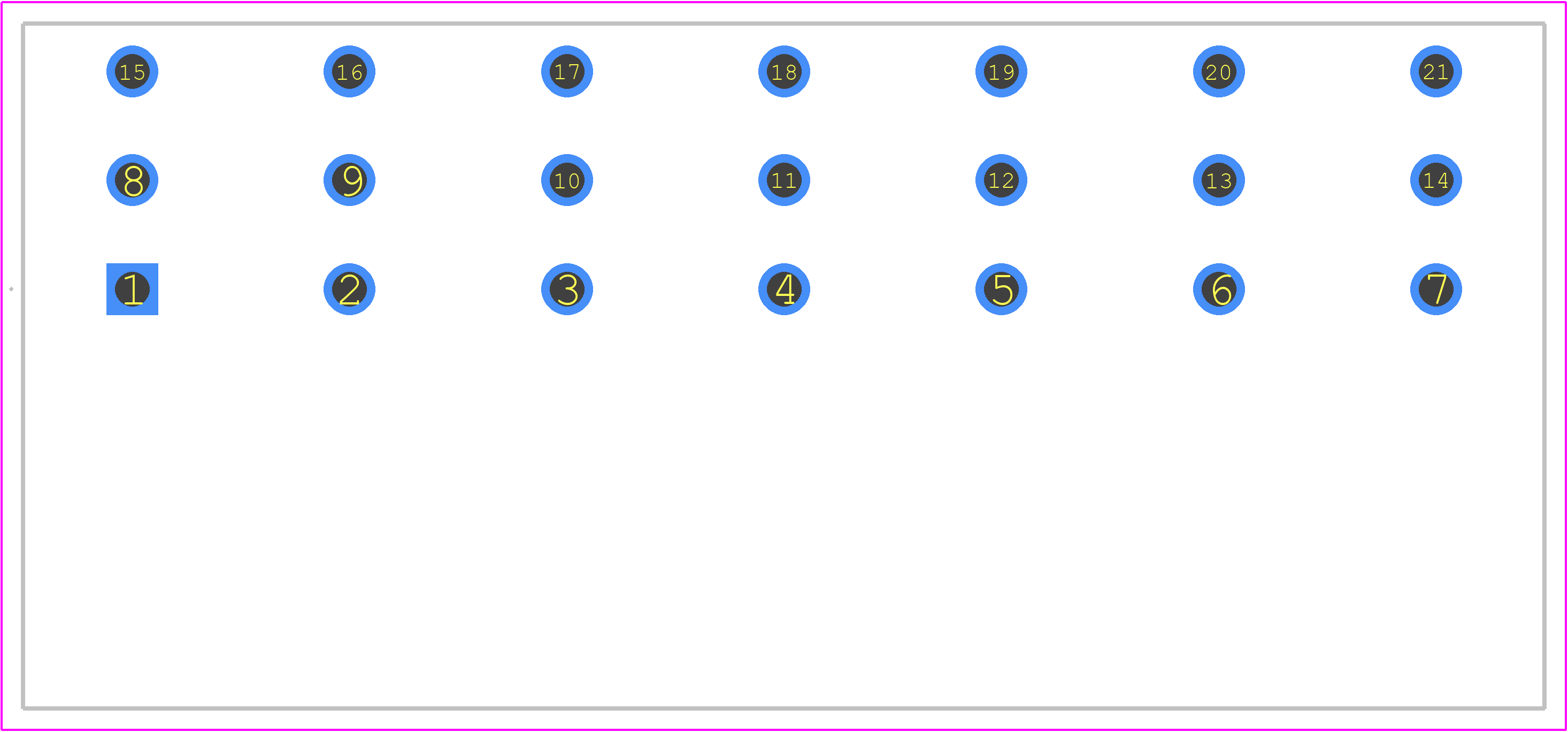 2054890000 - Weidmüller PCB footprint - Other - Other - 2054890000