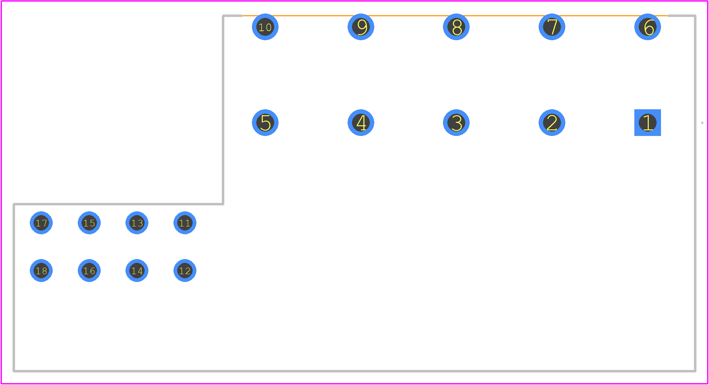 2529360000 - Weidmüller PCB footprint - Other - Other - 2529360000-3